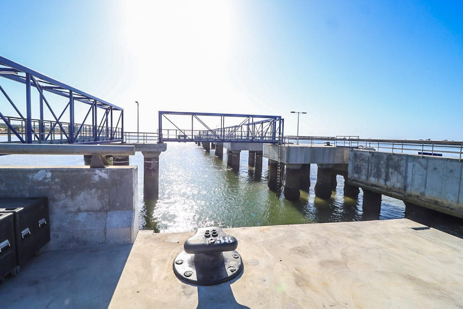 Imágenes de la inauguración de la doble rampa Ro-ro del Muelle Sur del Puerto de Huelva