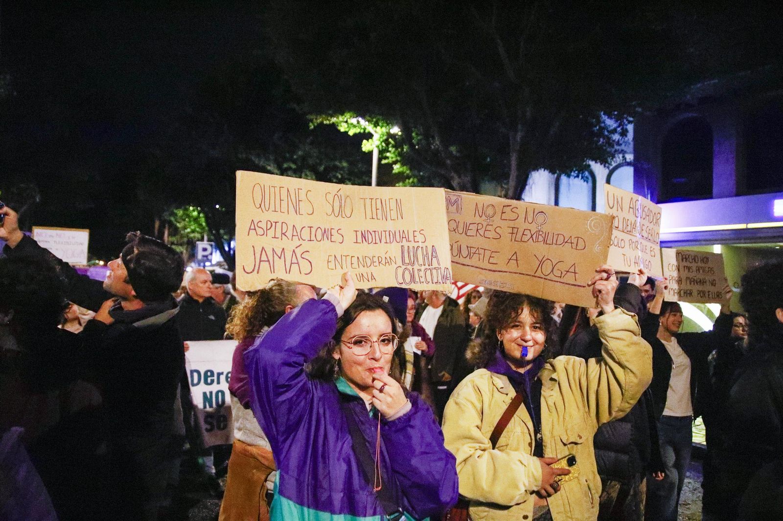 Las imágenes de la manifestación realizada por Asamblea Feminista 8M en Almería