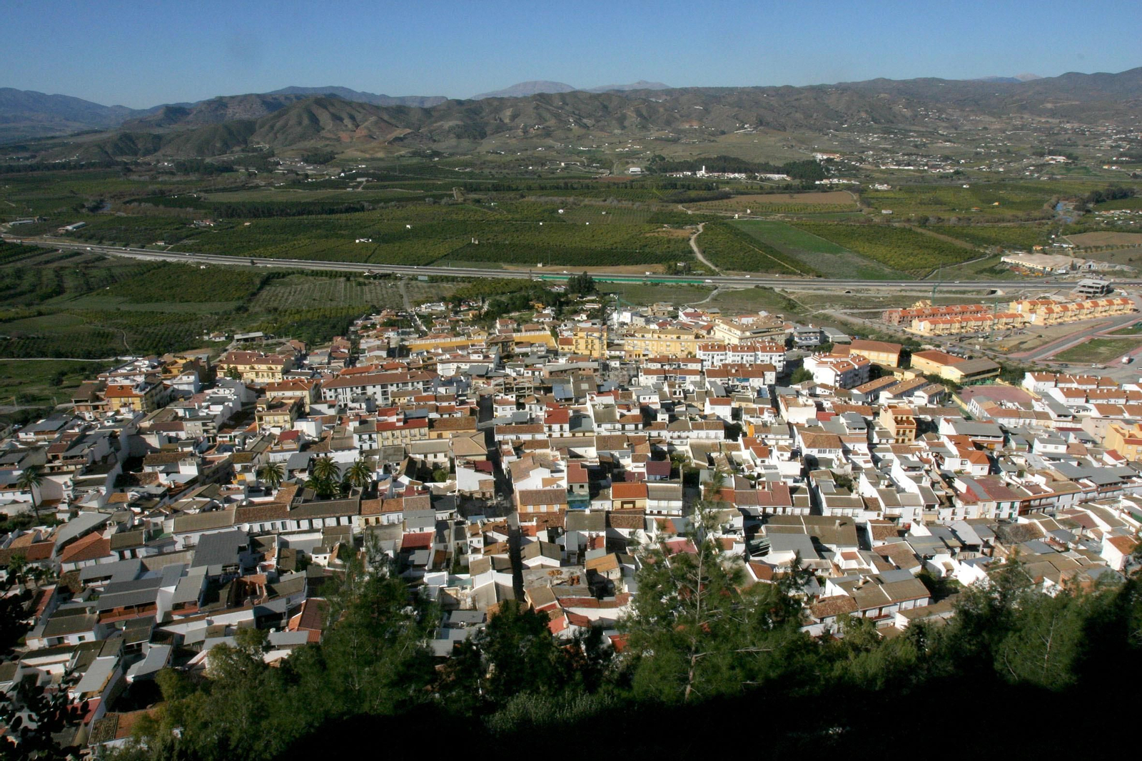 Vista aérea de Cartama. Vista aérea de Cartama.