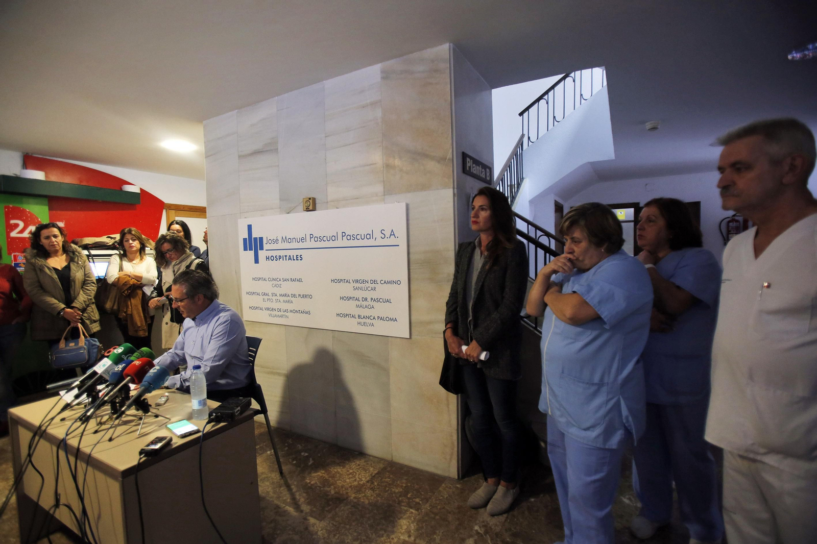 José María Manzano, durante su comparecencia de ayer ante los medios de comunicación.