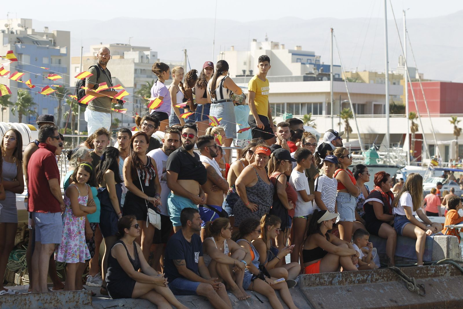 Fotogalería cucaña y procesión Fiestas Santa Ana Roquetas de Mar