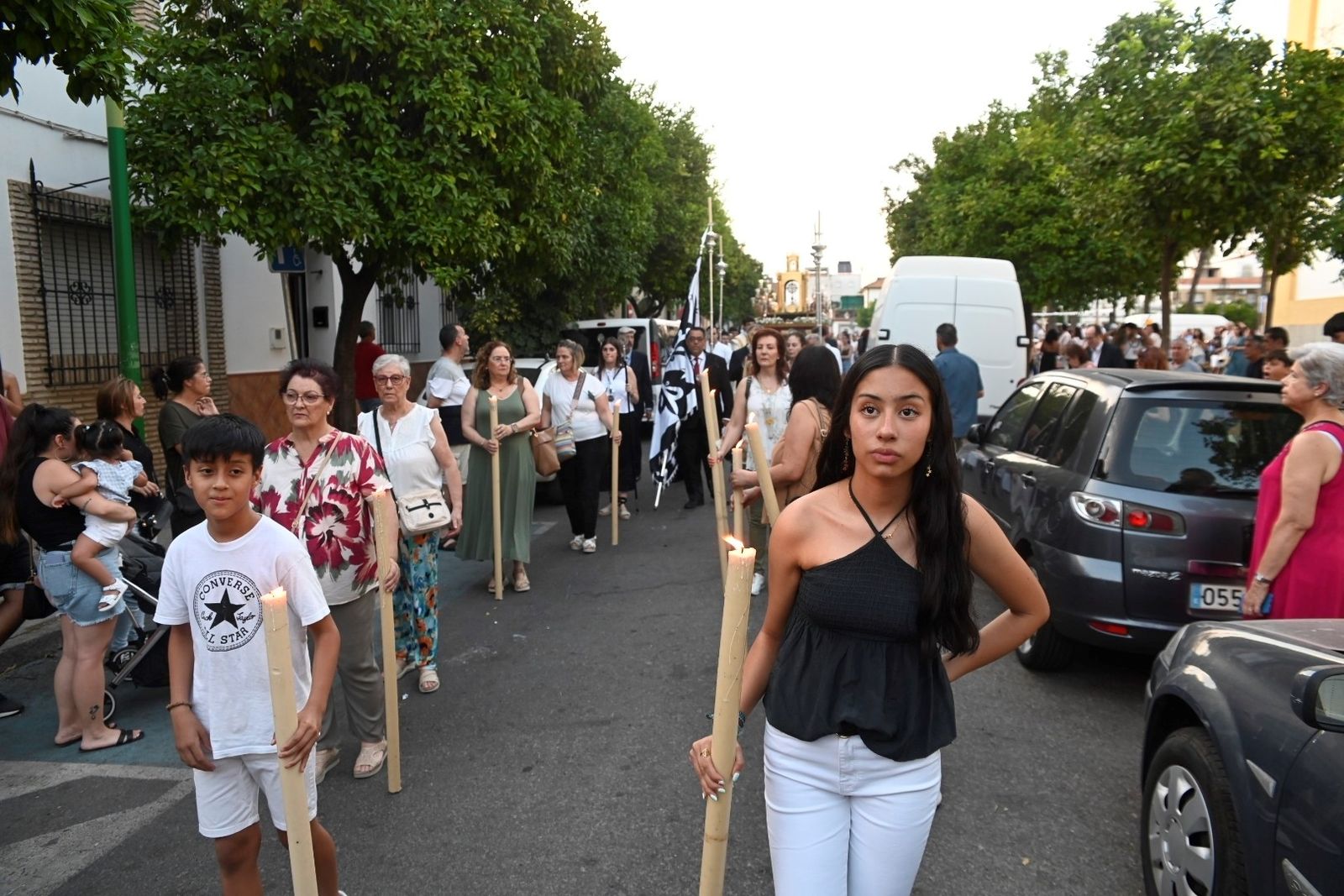 La procesión del Corpus Christi en Cañero, en imágenes