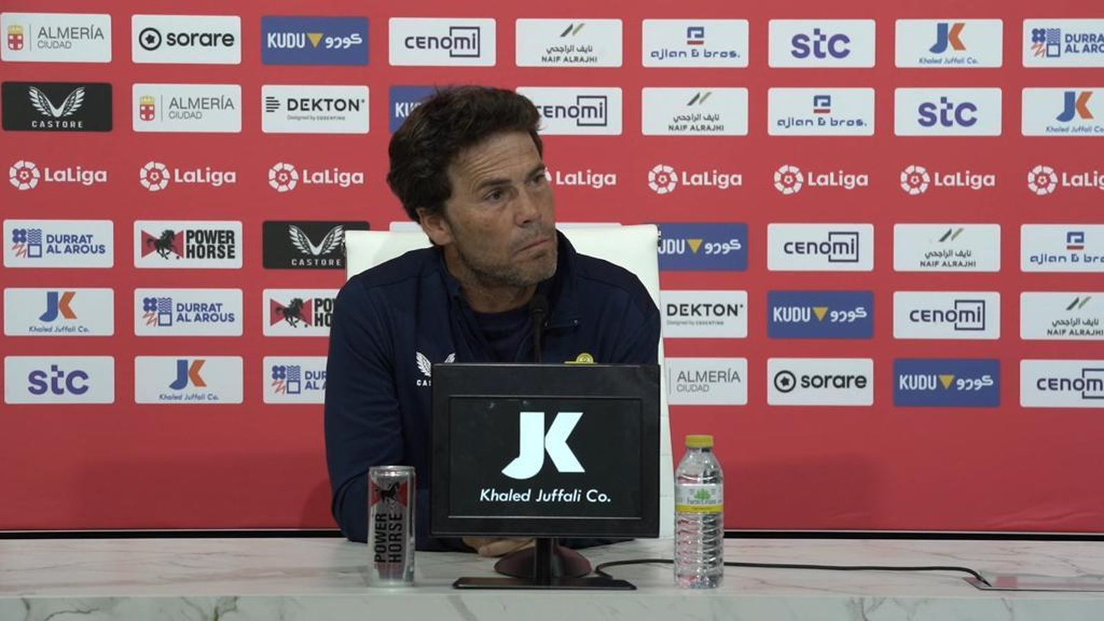 El catalán, en la rueda de prensa de este sábado