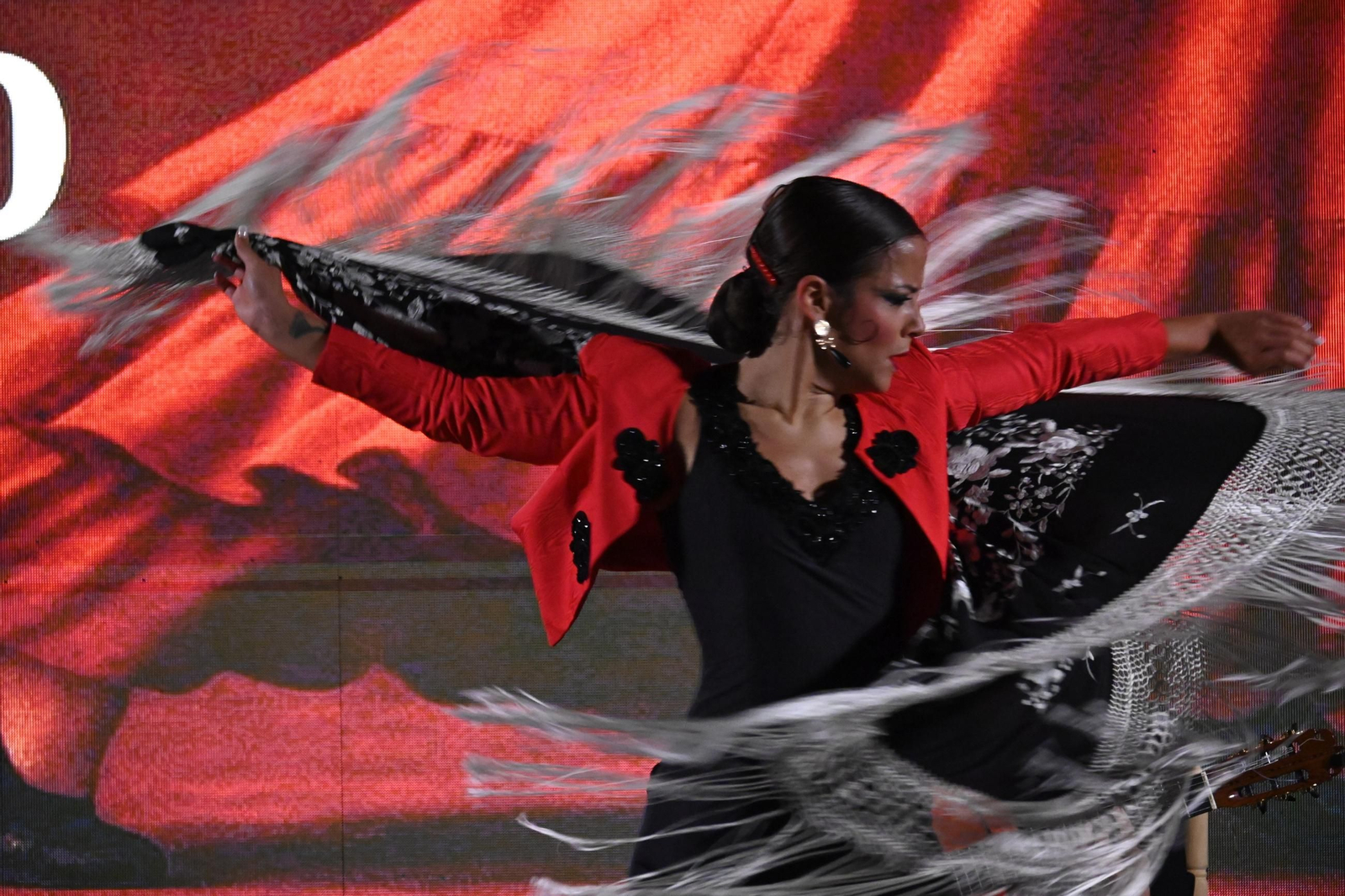 Imágenes del espectáculo de la bailaora María Canea en Huelva