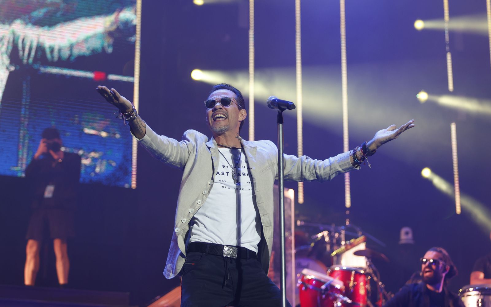 Las imágenes del concierto de Marc Anthony en Sevilla