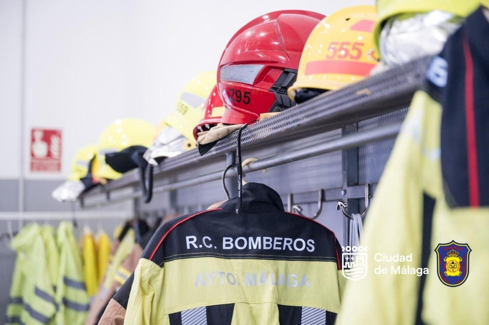 Imagen de archivo del Real Cuerpo de Bomberos de Málaga.