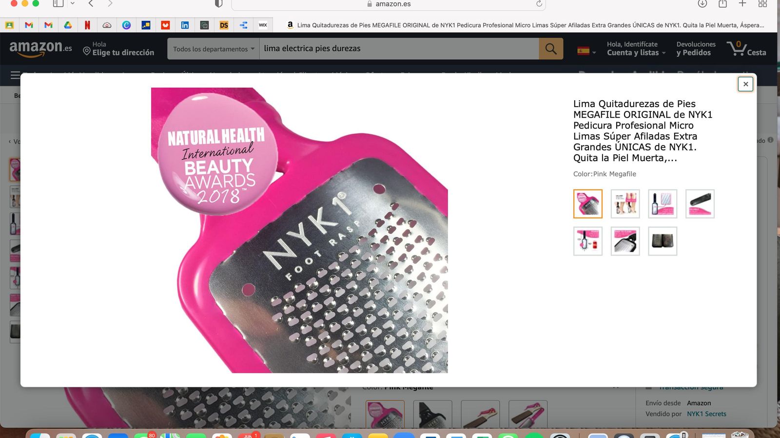 Lima Quitadurezas de Pies