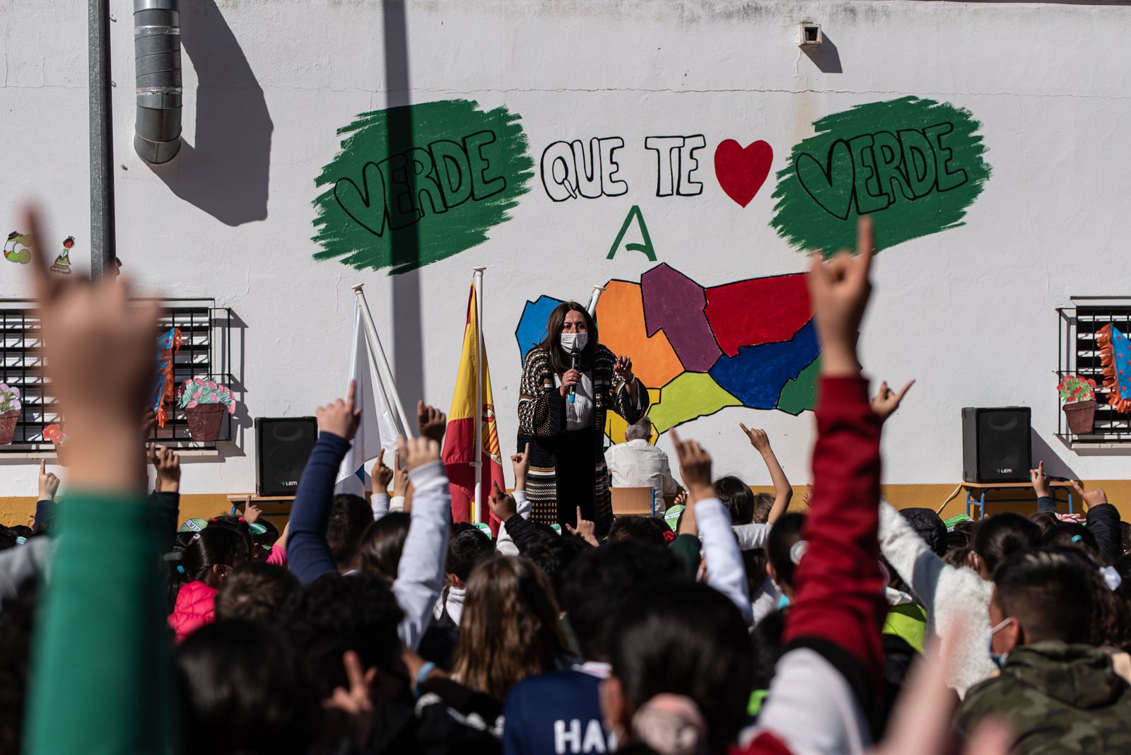 Imágenes del acto de conmemoración del 50 aniversario del CEIP Príncipe de España
