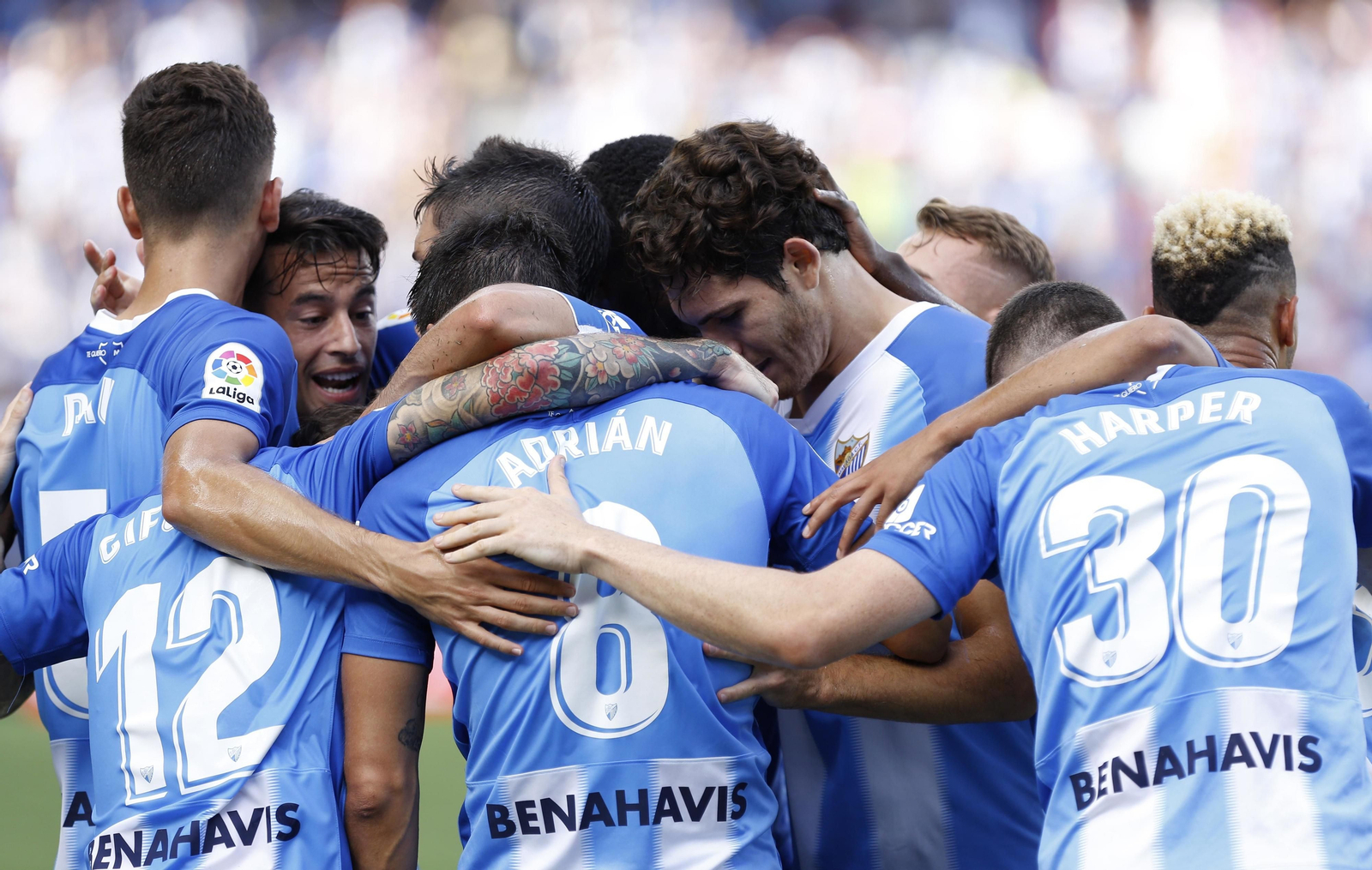 El Málaga CF-Córdoba CF, en imágenes
