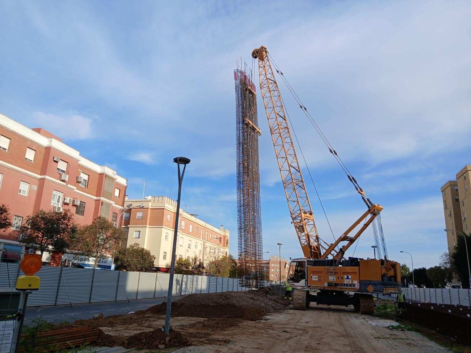 Obras del Metro en la línea 3 Norte de Pino Montano al Prado.
