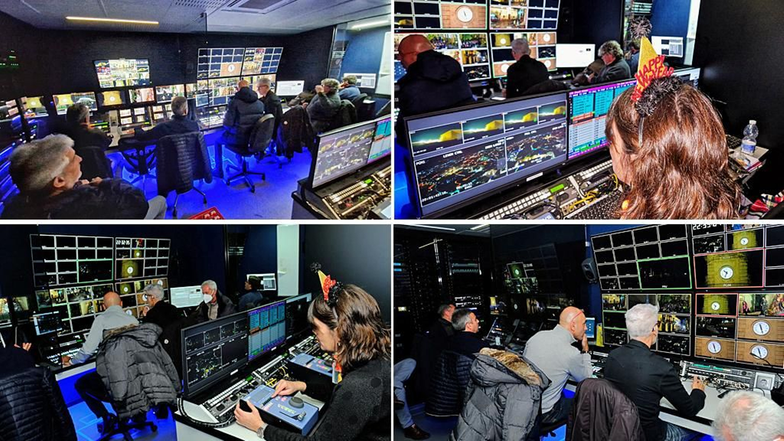 Momentos de las Campanadas de Canal Sur en Jerez para celebrar el Fin de Año