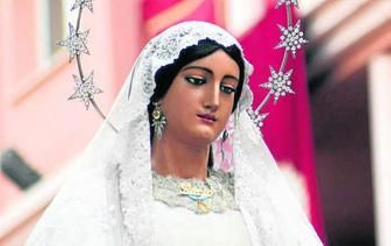 La Virgen del Rocío, el pasado sábado.