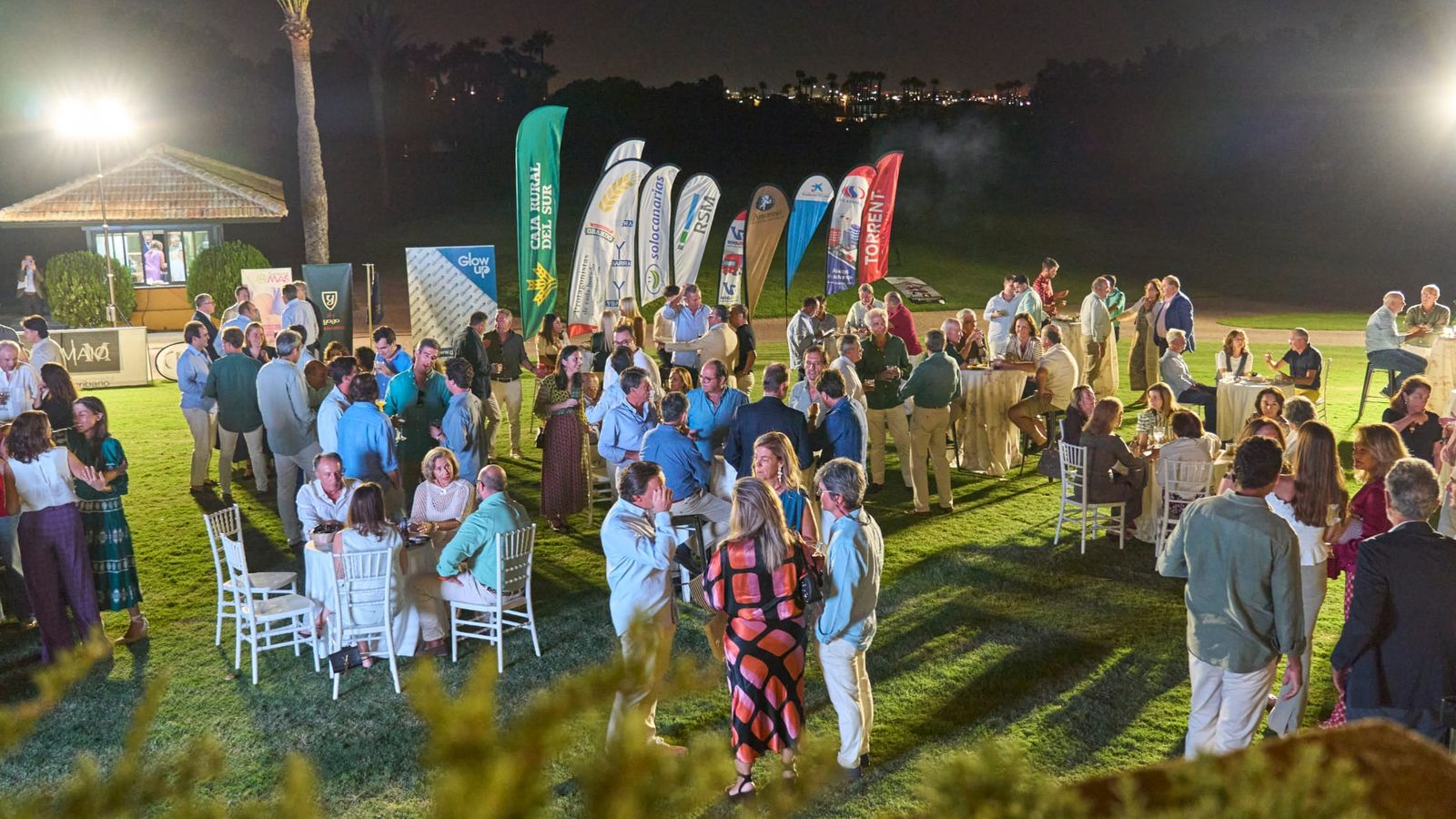 El público en el Real Club de Golf