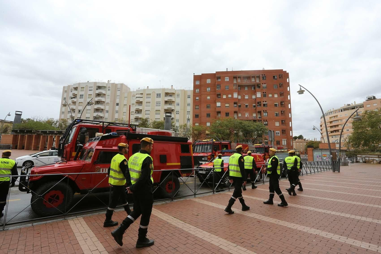 Coronavirus:Imágenes de la Unidad Militar de Emergencias actuando en Jerez