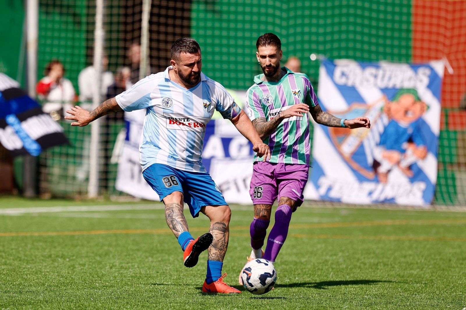 Leyendas del Málaga CF se reúnen en el césped