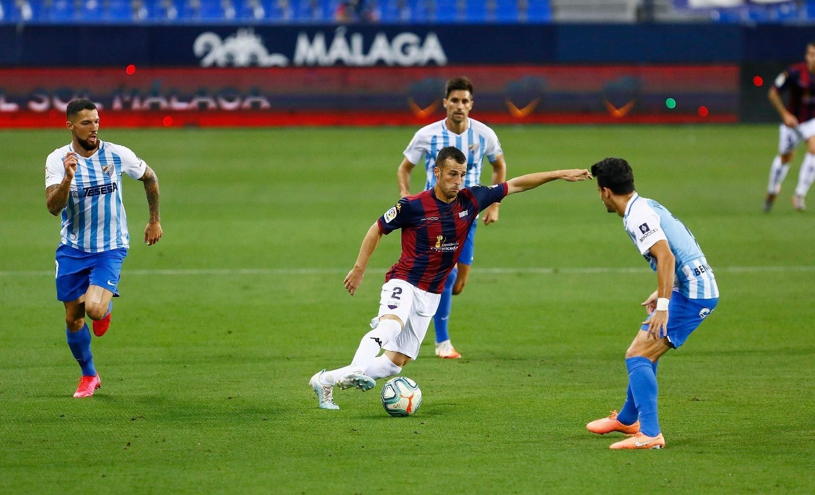 Las fotos del Málaga-Extremadura