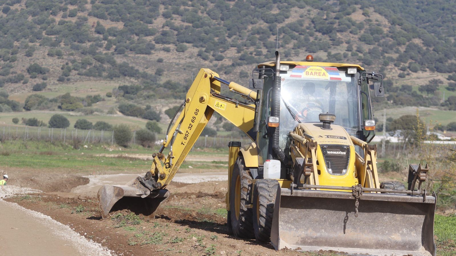 Las máquinas se emplean en el primer tramo.