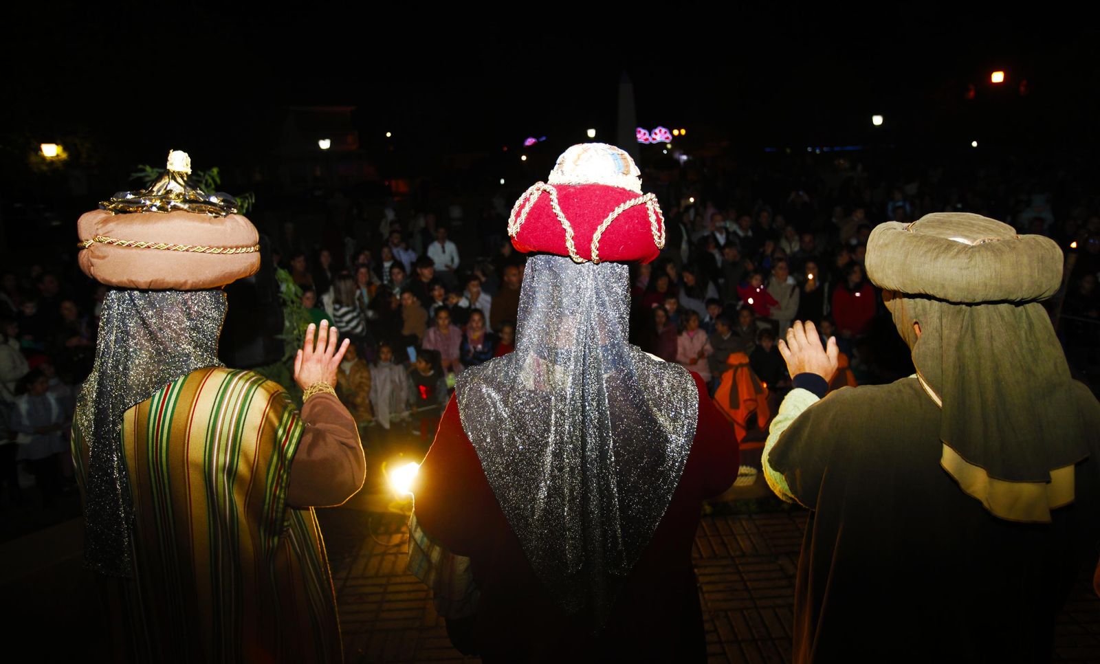 Las imágenes de los Reyes Magos recogiendo el oro en las Minas de Tharsis