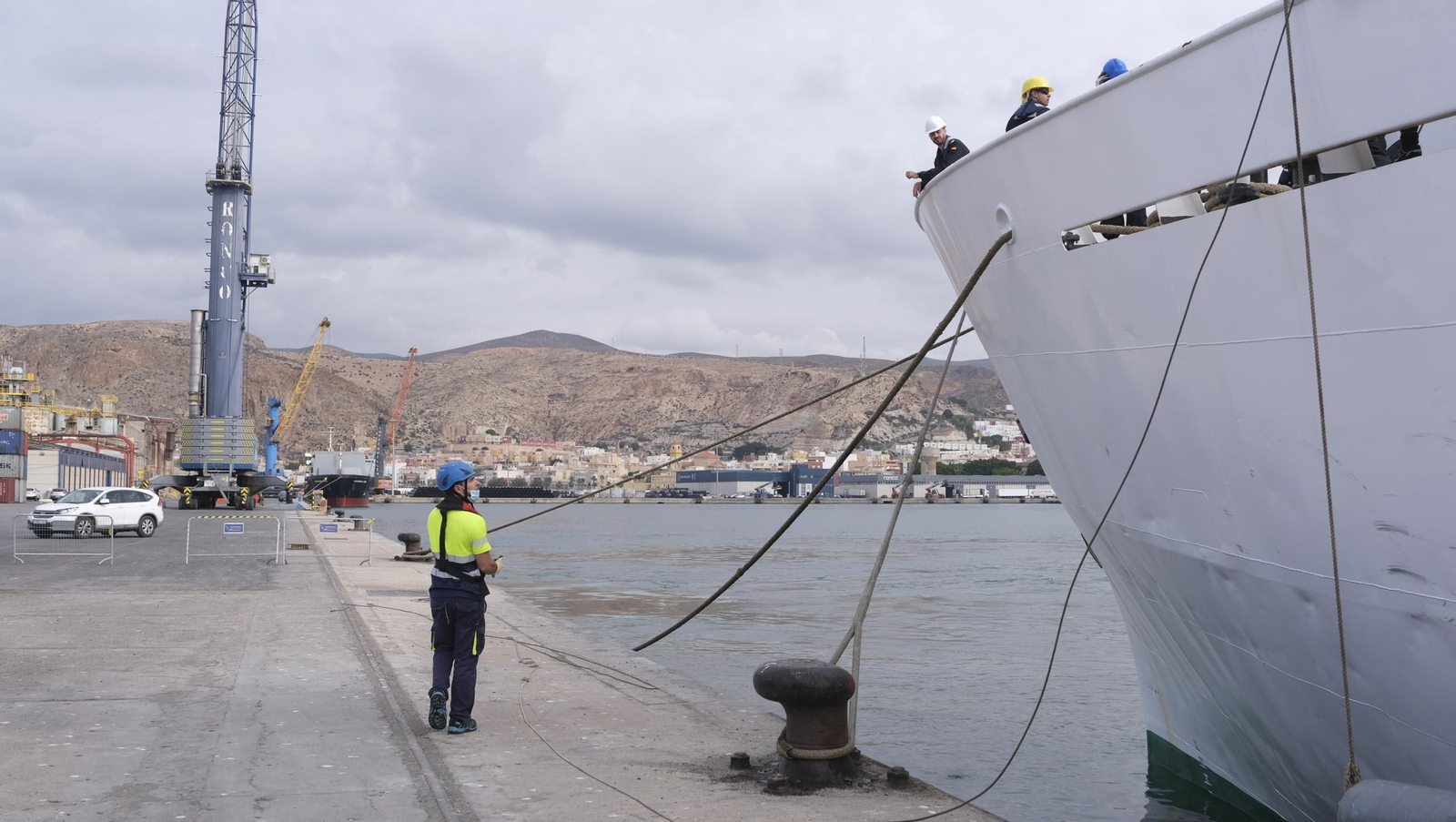 Ejercicio Marsec25 simulacro, en el Puerto de Almería, en imágenes