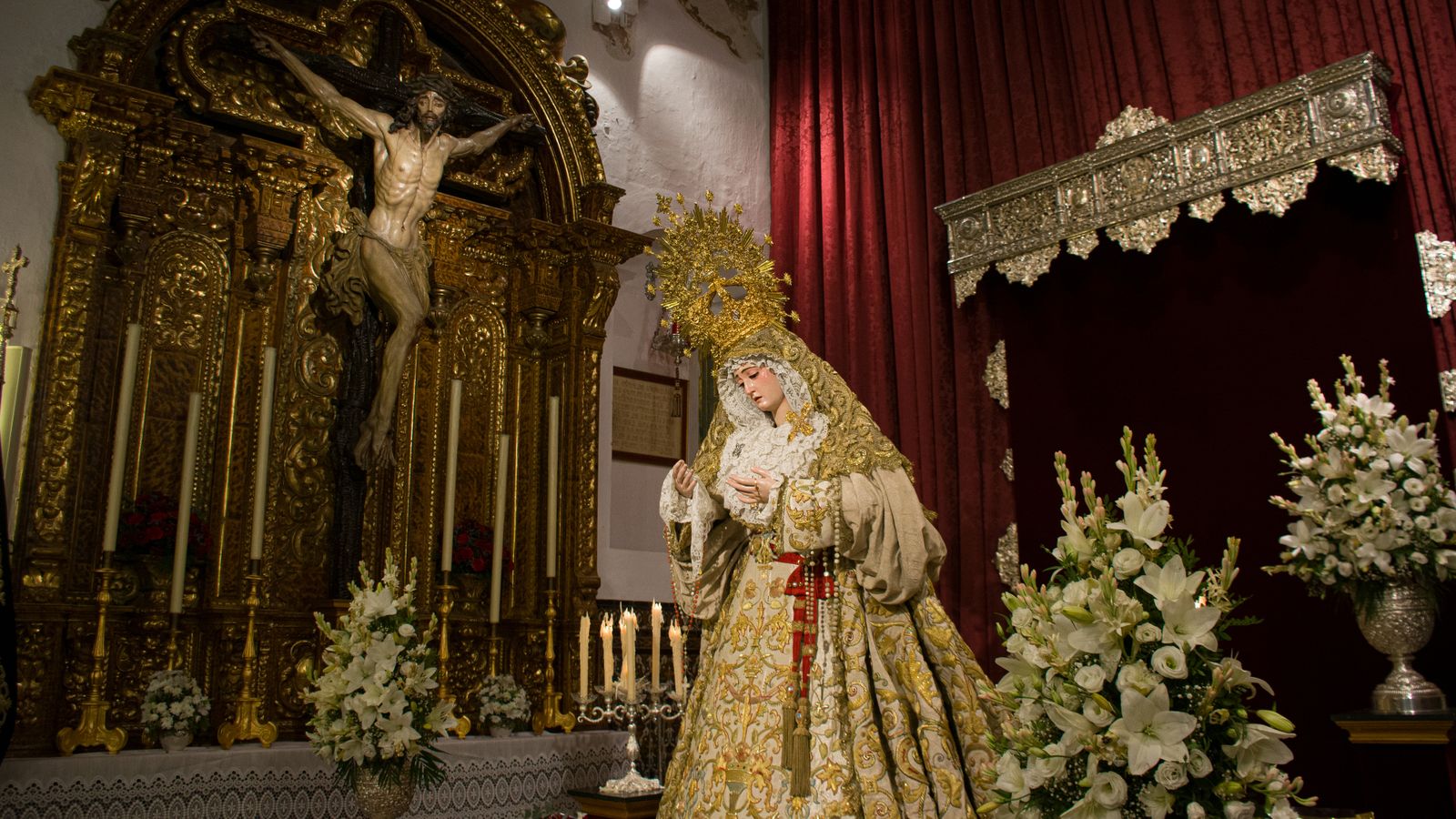 La veneración a la Virgen del Rosario de Montesión, en imágenes