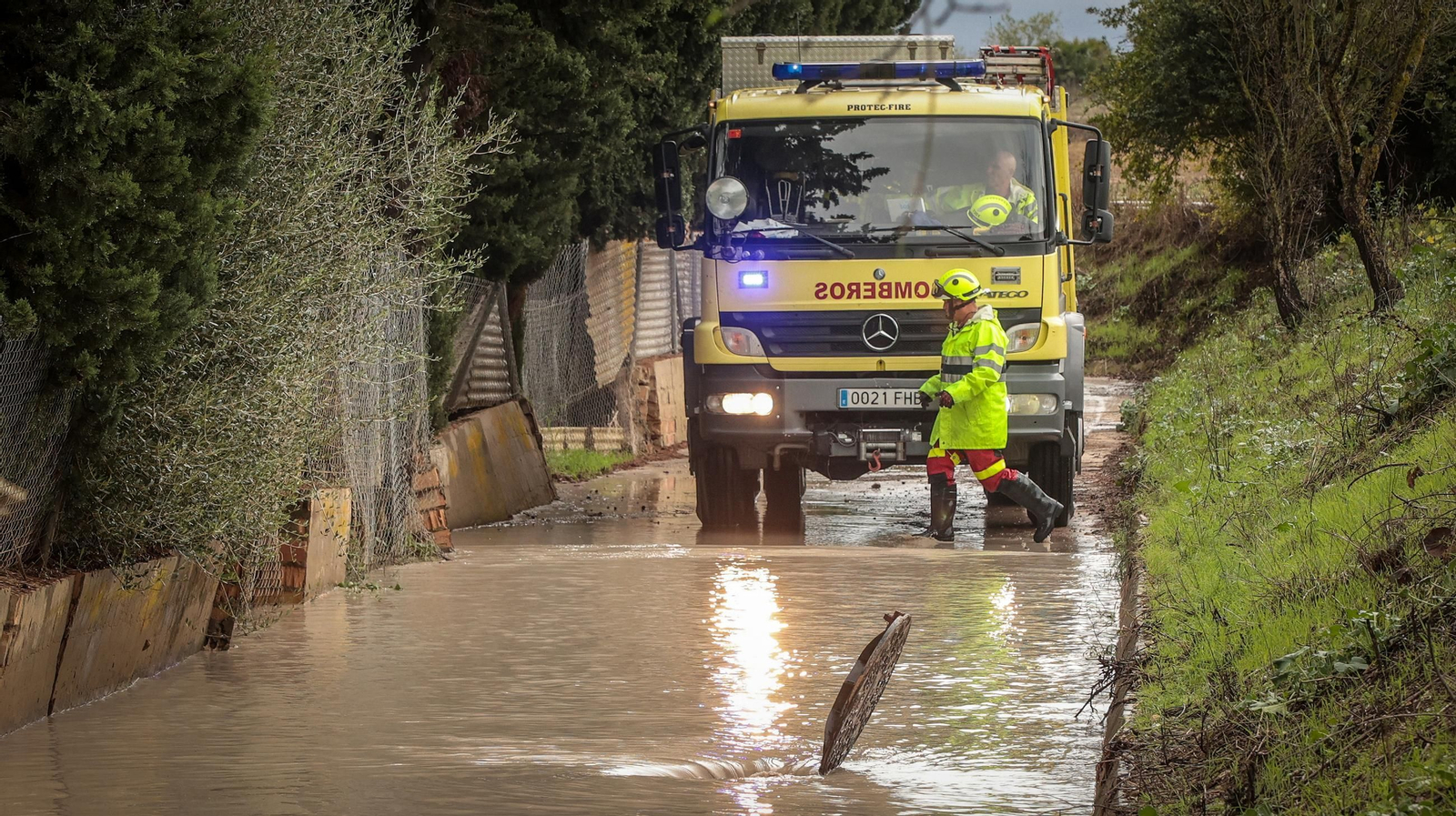 Imágenes de la zona rural afectadas por la Dana, inundaciones y desalojos
