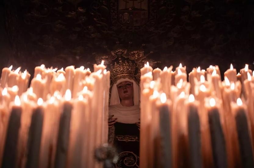 El estado de conservación de la Virgen de la Presentación del Calvario es "óptimo"