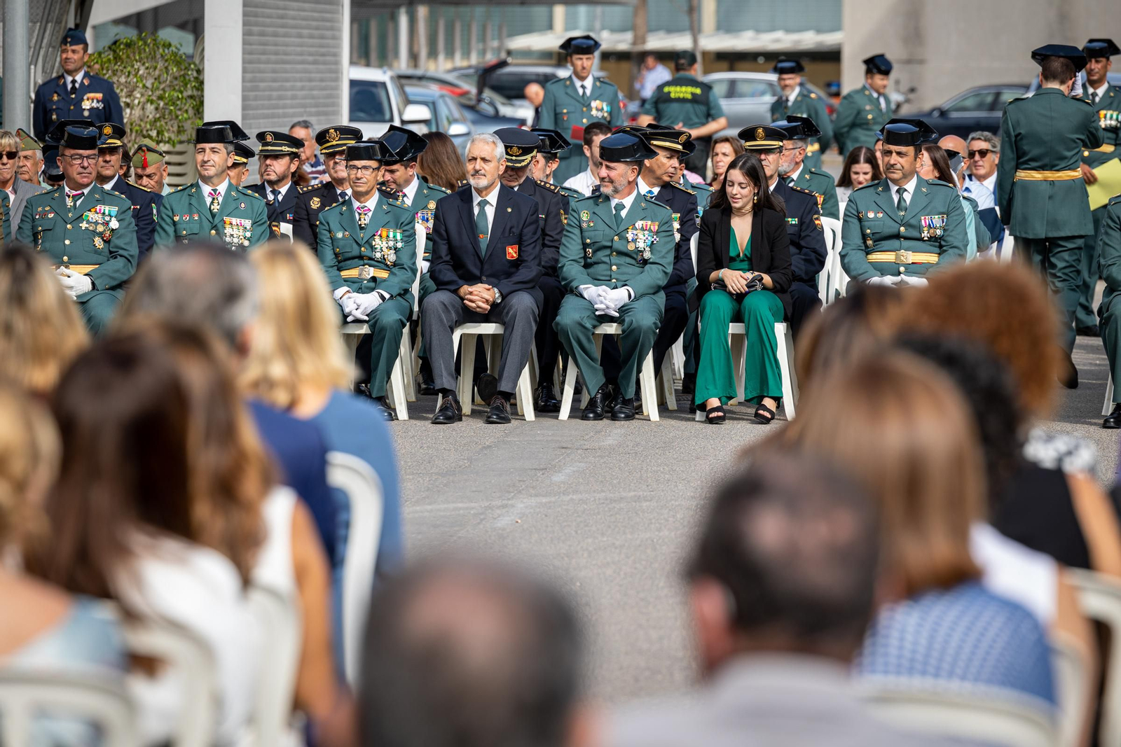 Imágenes de los actos de la Guardia Civil en Cádiz por la festividad de la Virgen del Pilar