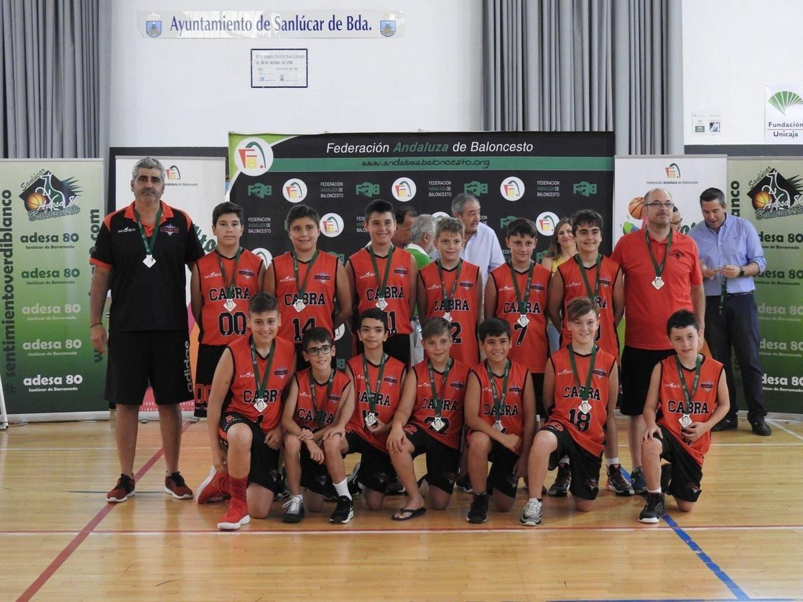 El Bar Juli CDB Cabra finalizó cuarto en el andaluz de Minibasket.