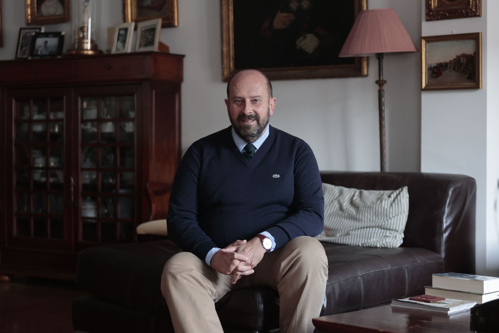 Juan Cartaya, durante la entrevista.