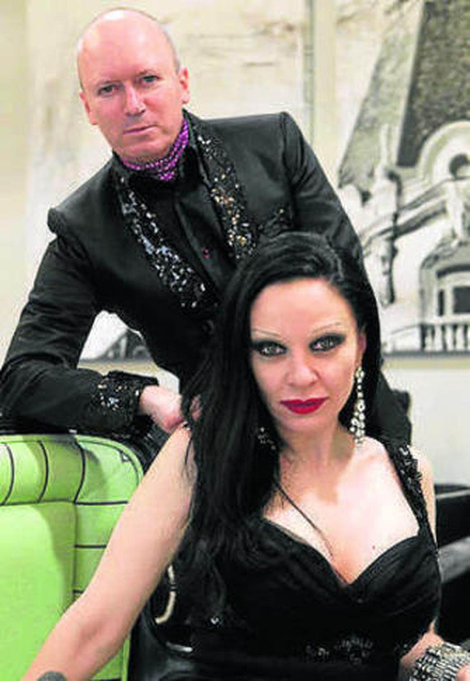 Nacho Canut y Alaska.