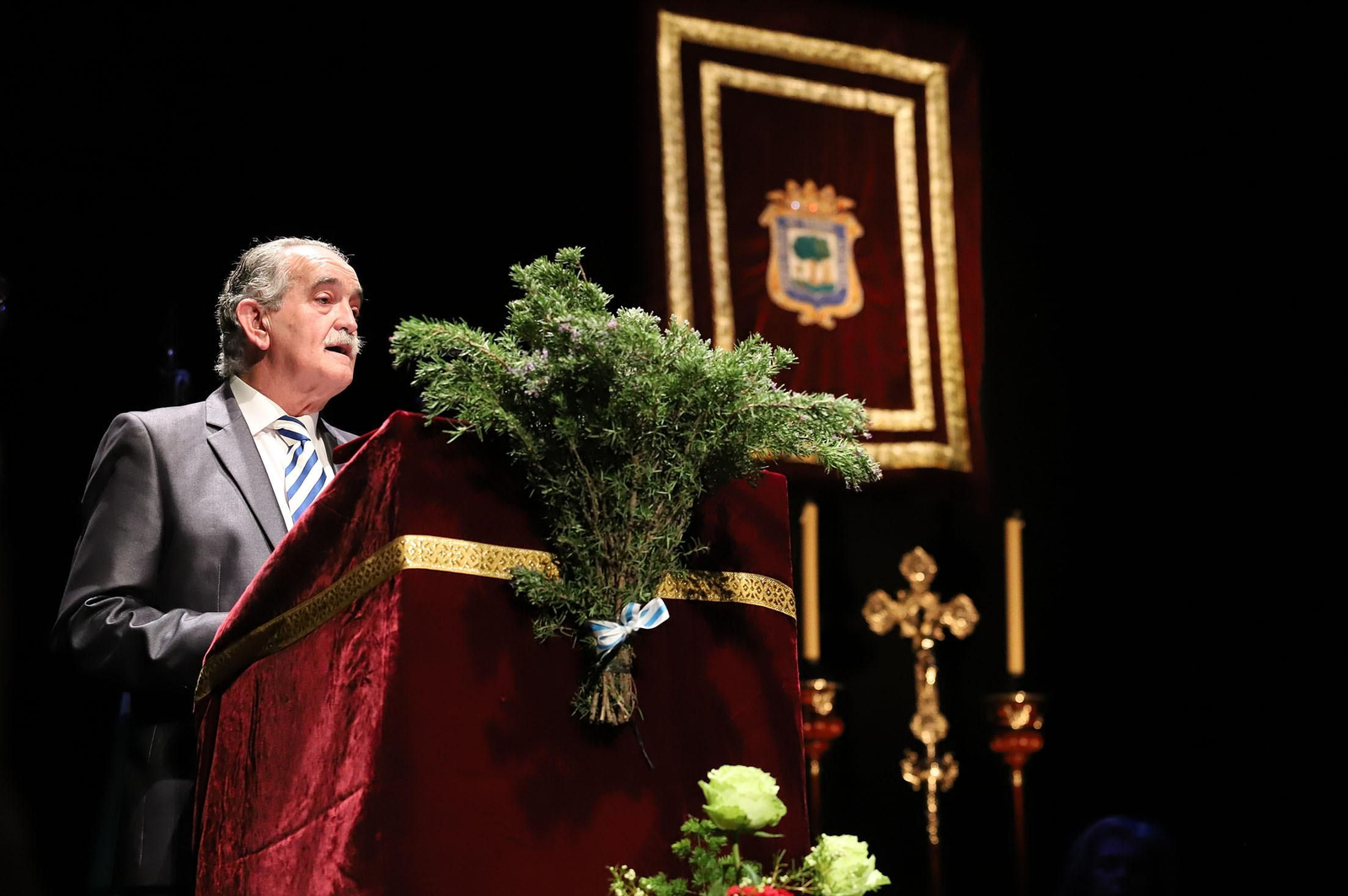 Imágenes del pregón de San Sebastián pronunciado por Manuel Correa