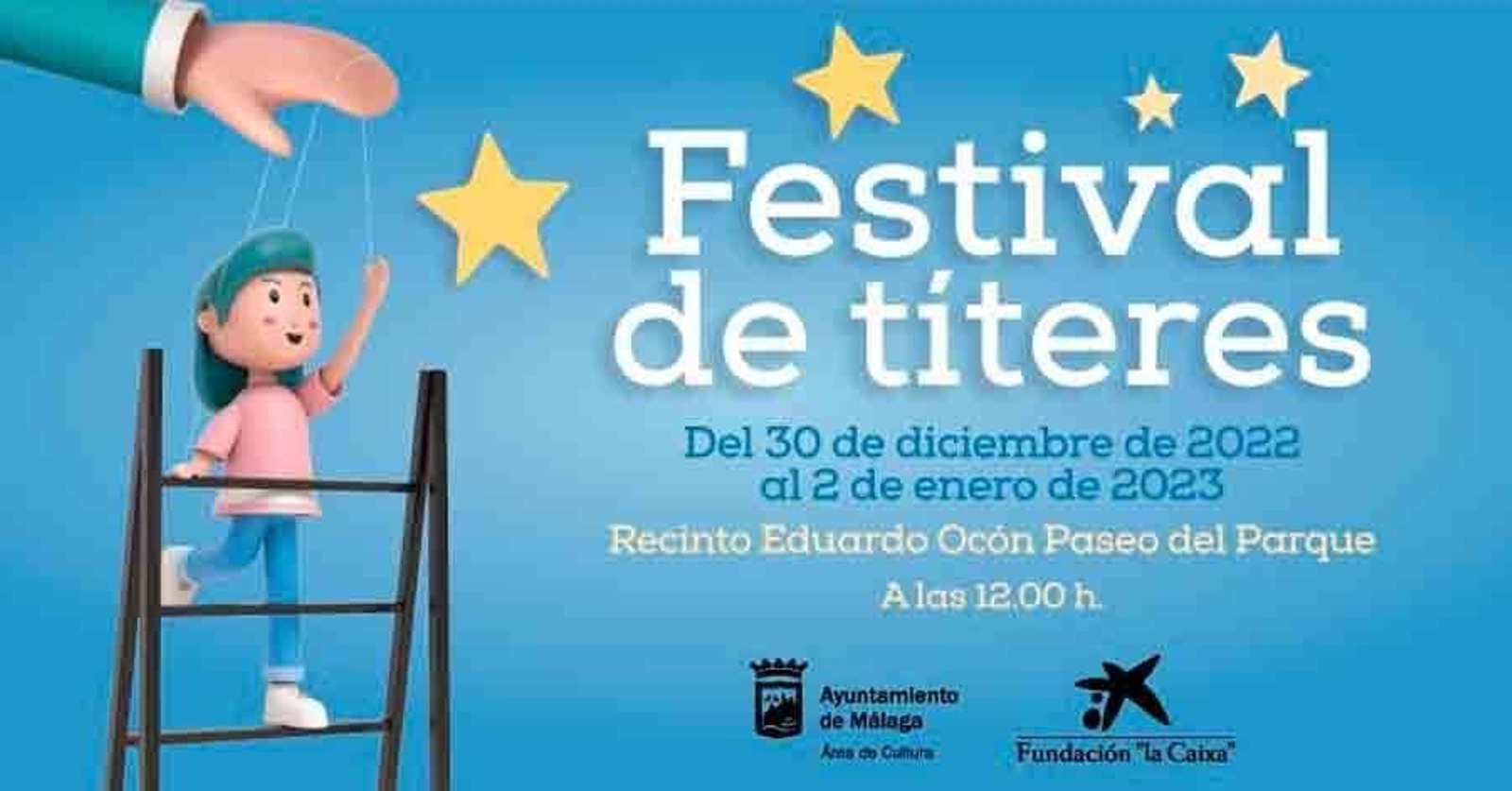 Cartel promocional del Festival de títeres.