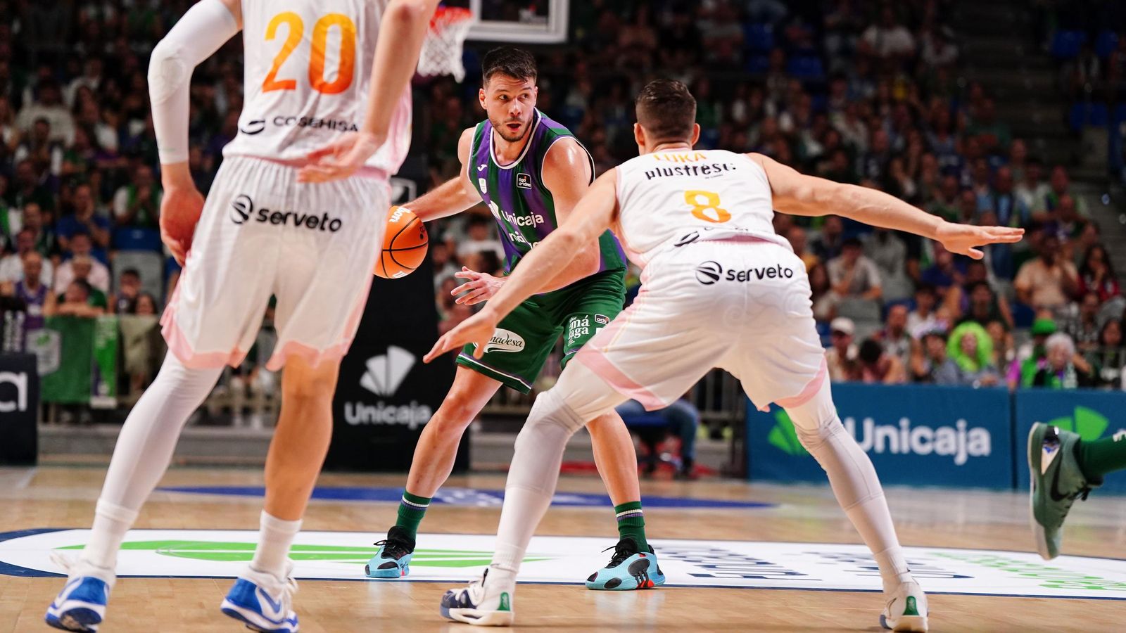 Las fotos del Unicaja-Hiopos Lleida