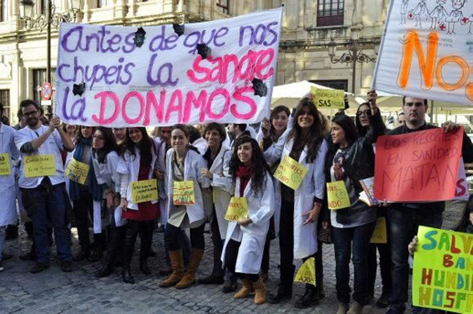 La protesta más solidaria