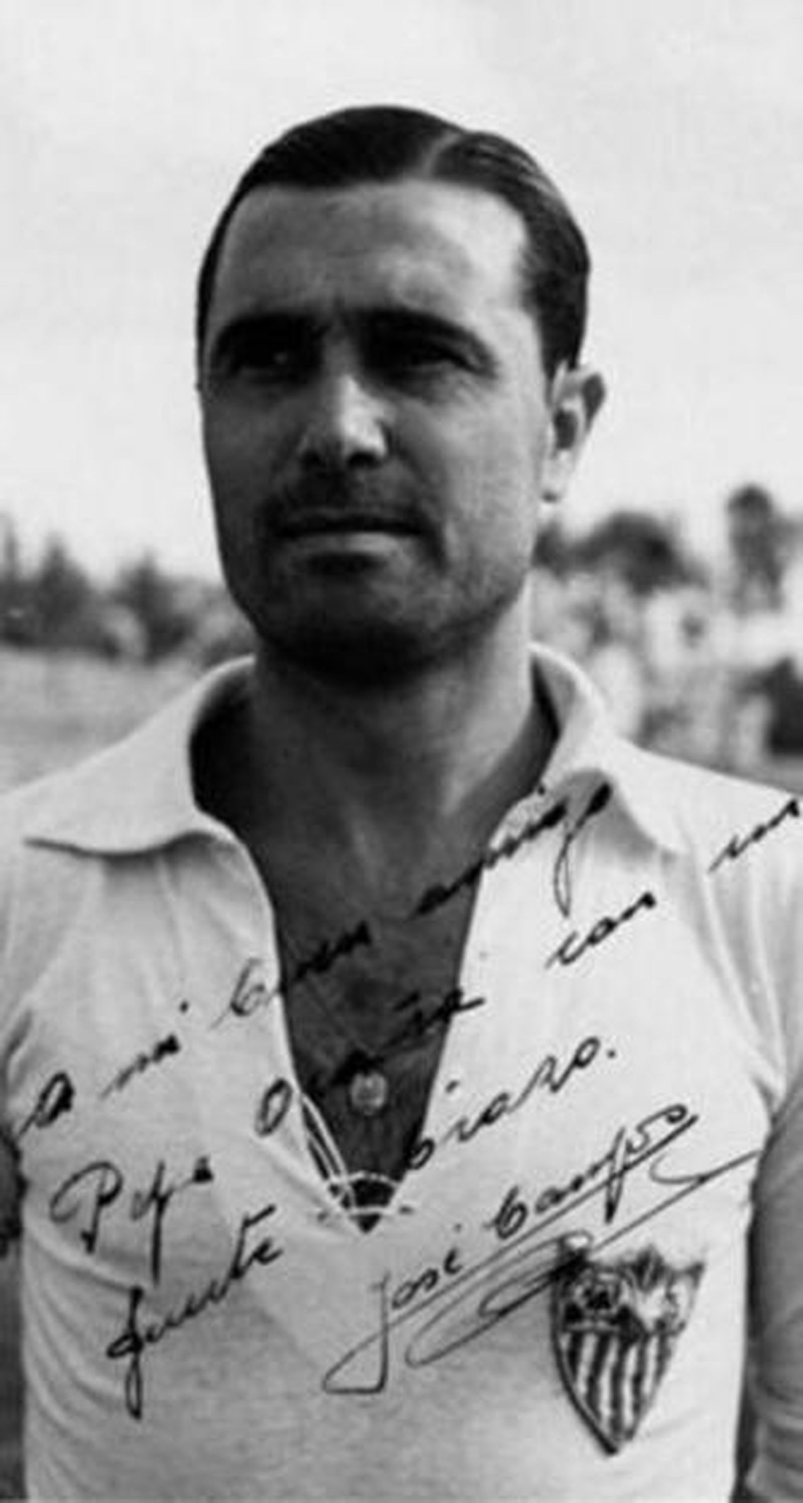 Pepe Campos, con el Sevilla.