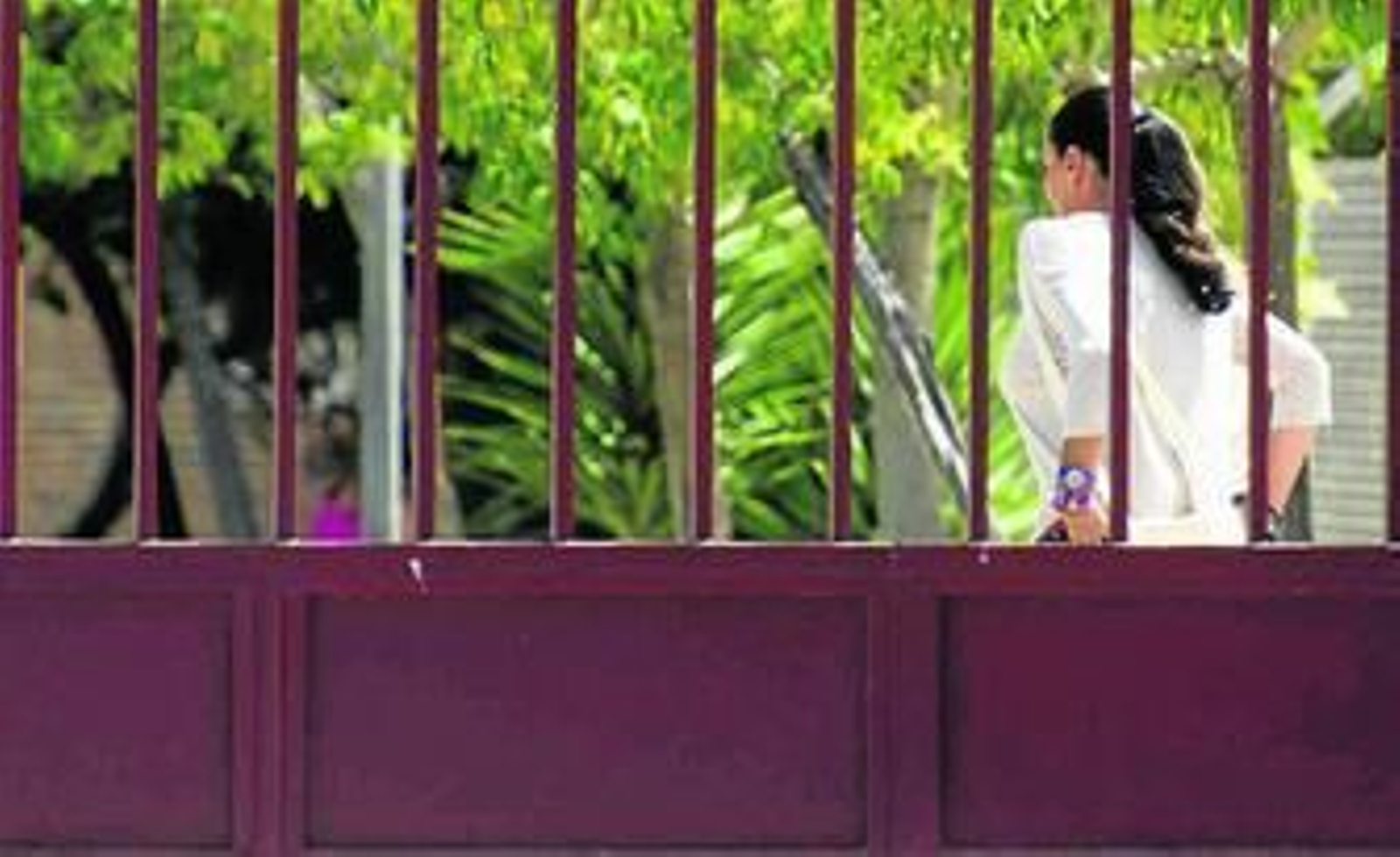 Isabel Pantoja, a su regreso a la cárcel tras cumplir uno de los permisos para salir.