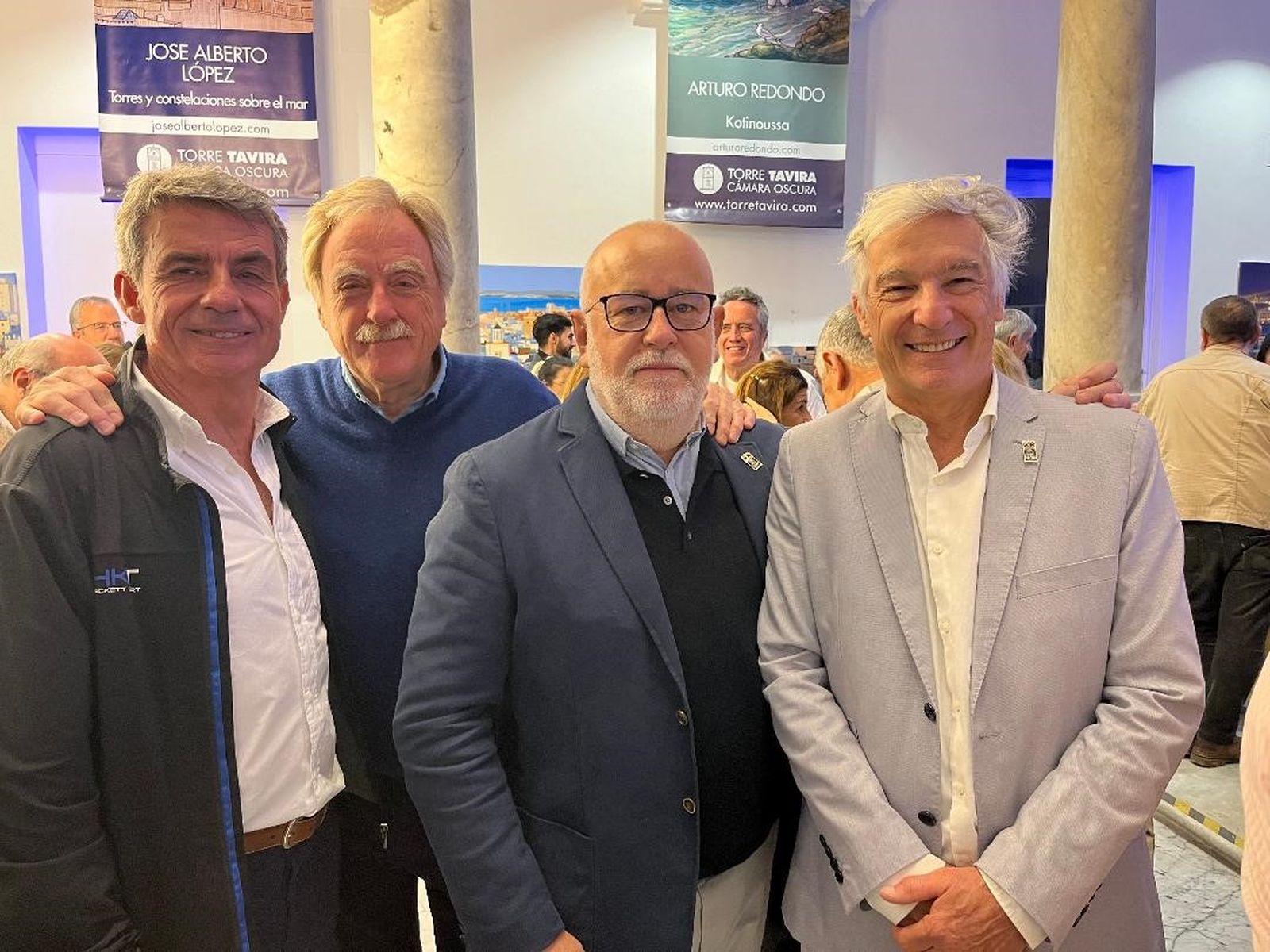 Javier Ramírez, Julio Terrón, Javier del Hierro y Miguel Ramos.