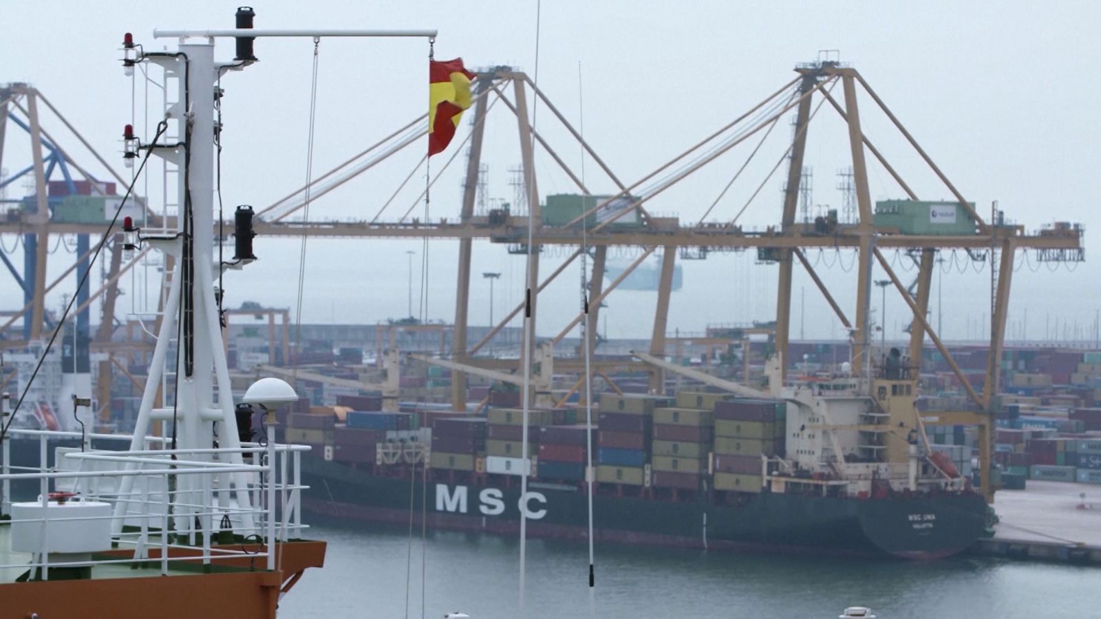 Terminal portacontenedores.