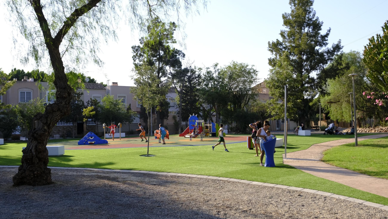 Inauguración del Parque de los Derechos Humanos, en Villa Inés (Huércal de Almería), en imágenes