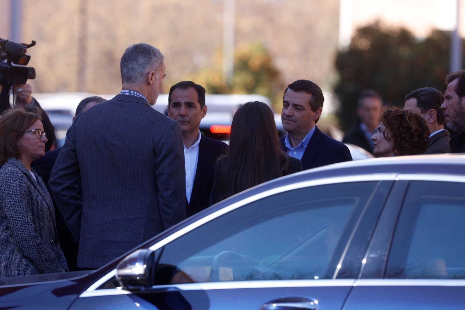 La visita de los Reyes a los heridos del accidente de Adamuz en el Hospital Reina Sofía