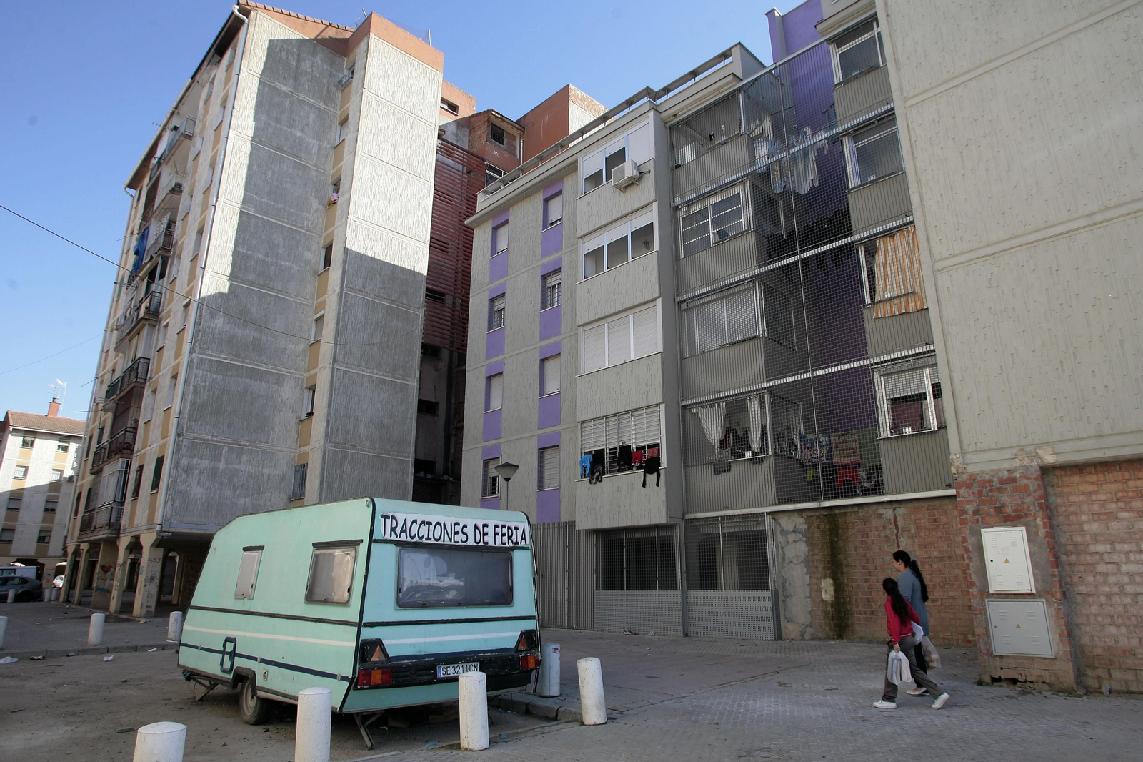 El Polígono Sur repite como barrio con menor renta neta media anual por habitante de toda España, con 5.666 euros por persona.