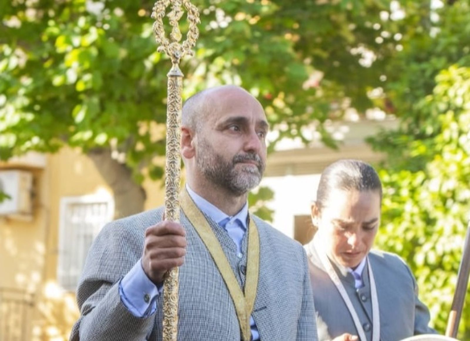 Antonio Fernández, hermano mayor del Rocío del Cerro