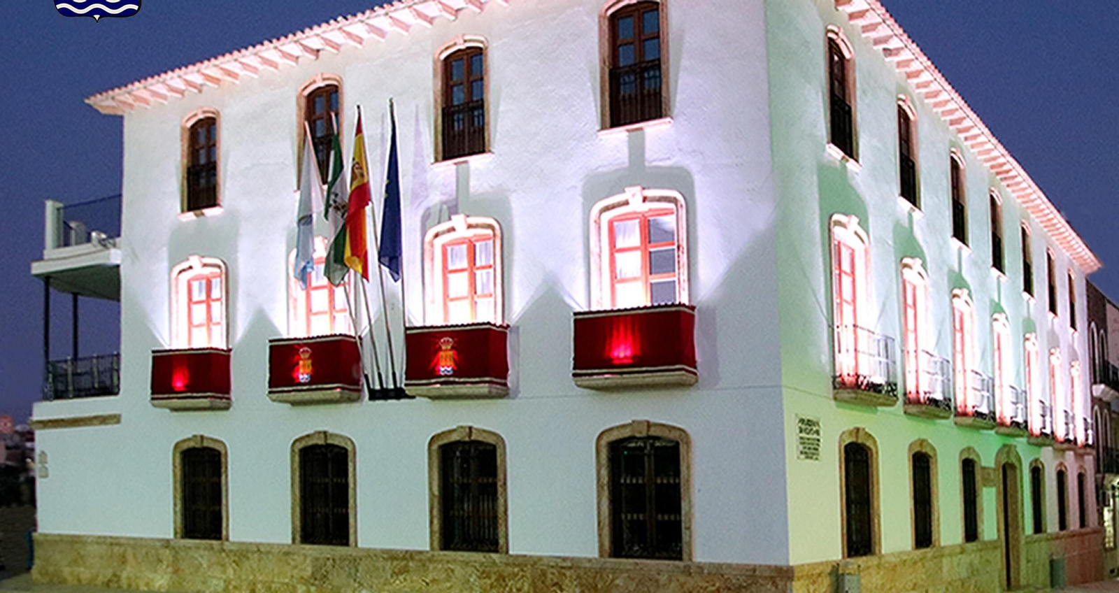 Fachada del ayuntamiento de Albox.