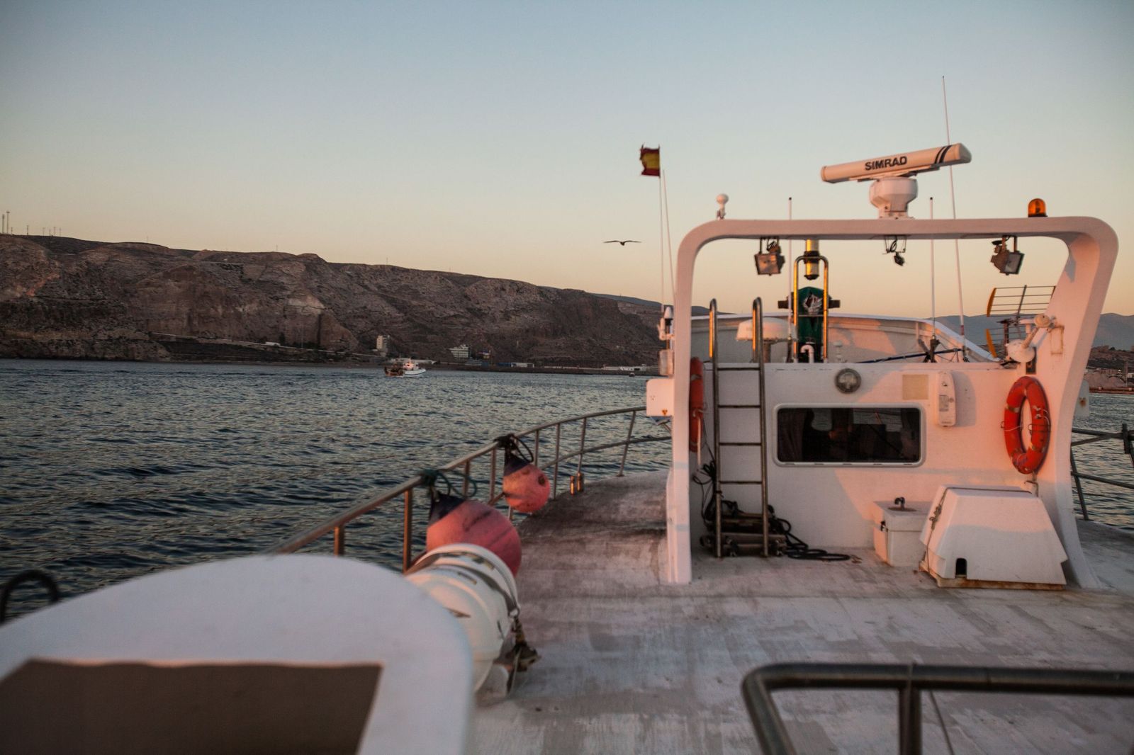 Embarcación de arrastre almeriense.