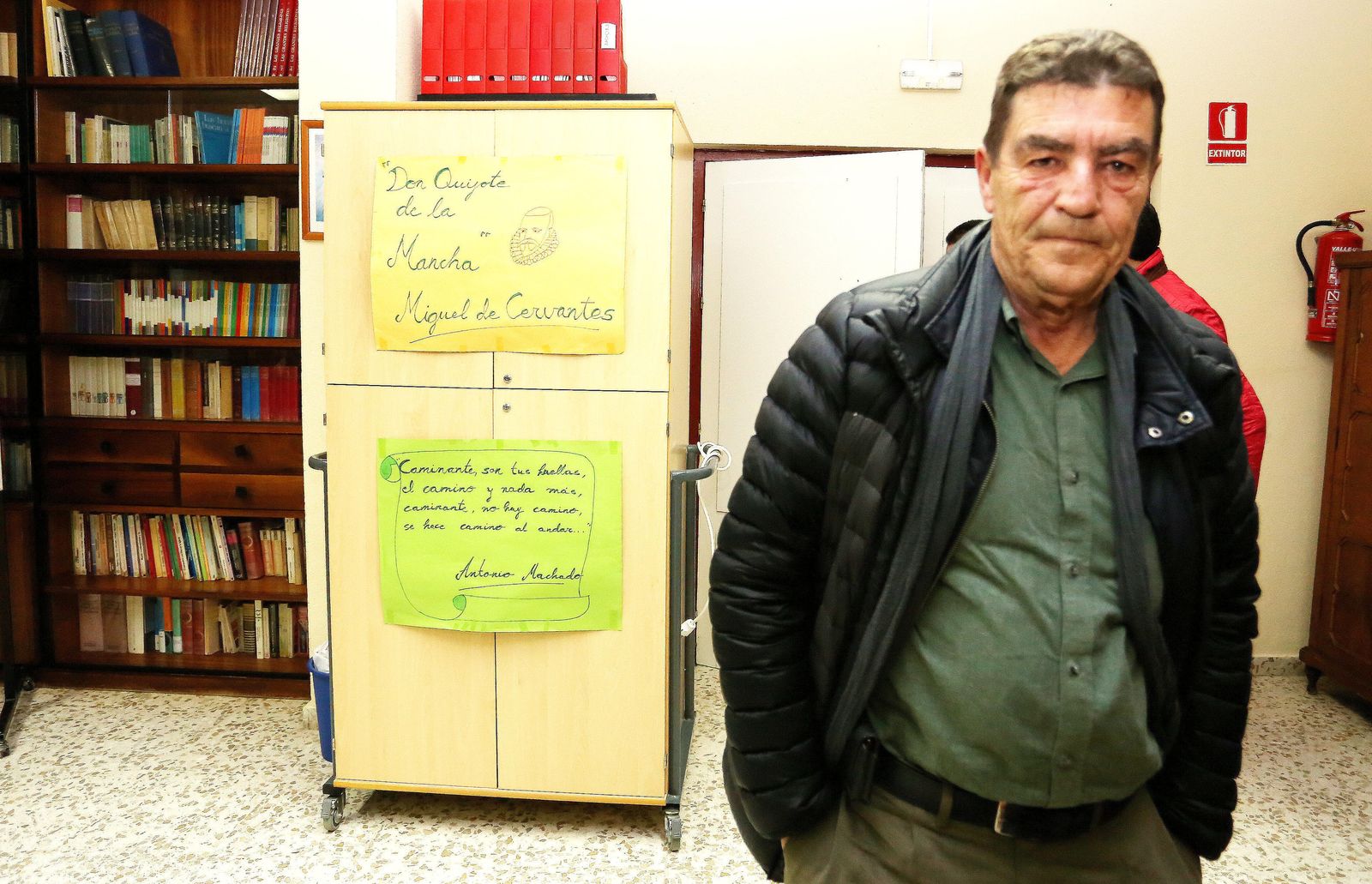 El juez Emilio Calatayud, ayer en las instalaciones de 'El Cuco'.