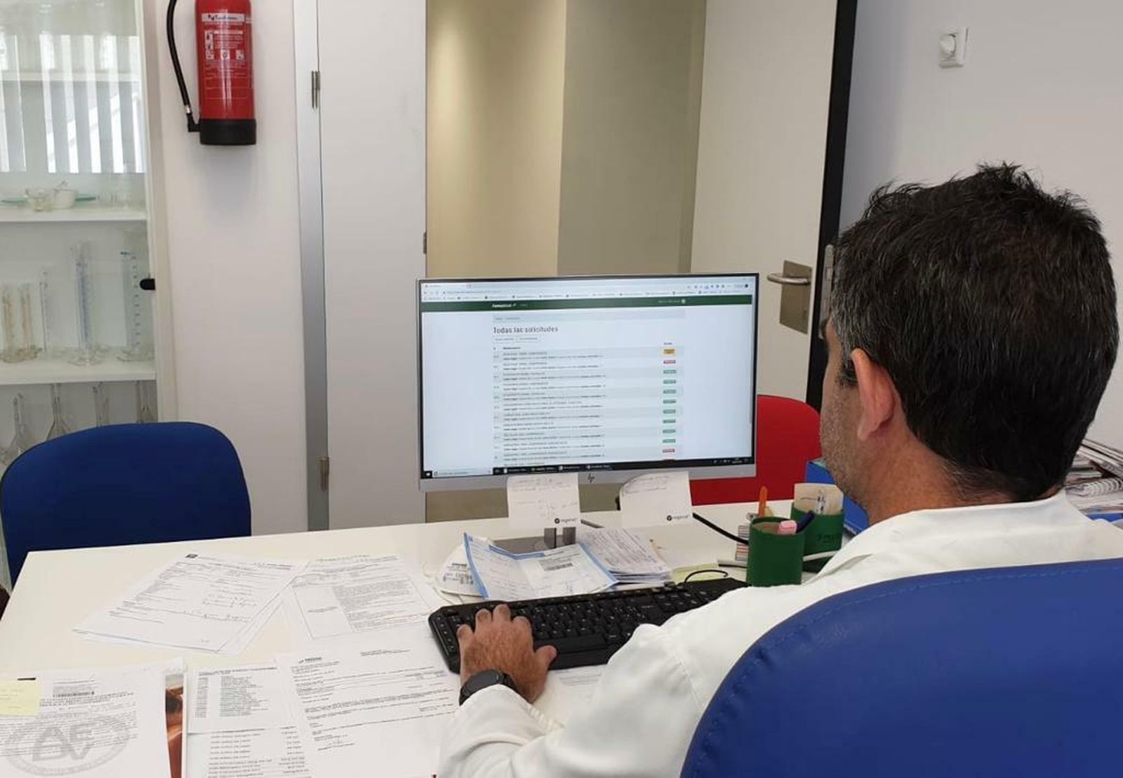 El software desarrollado en la Unidad de Farmacia del hospital de La Línea