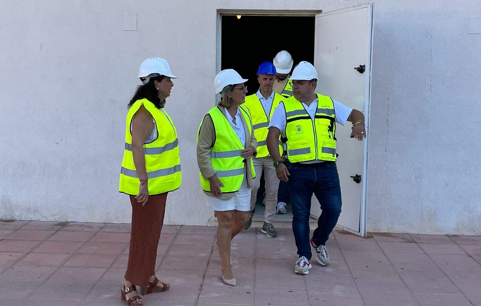 Visita a las obras del futuro Centro de Día Visita a las obras del futuro Centro de Día