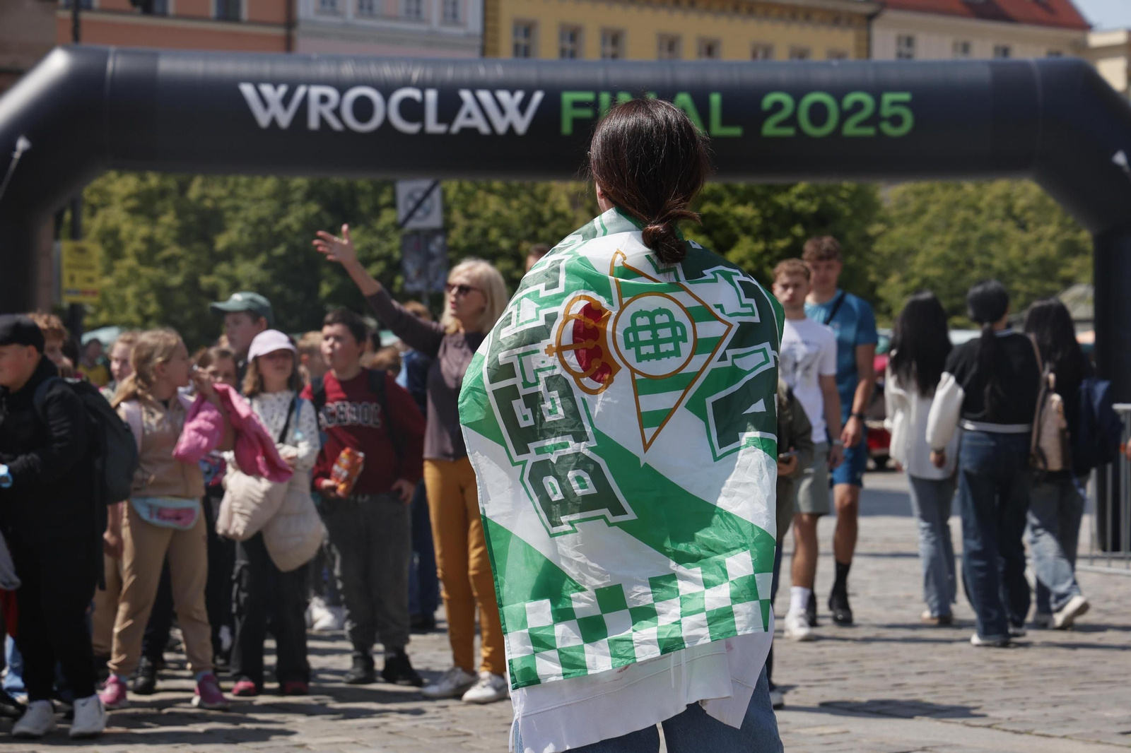 Ambiente previo a la final de la Conference League en Wroclaw (Breslavia)