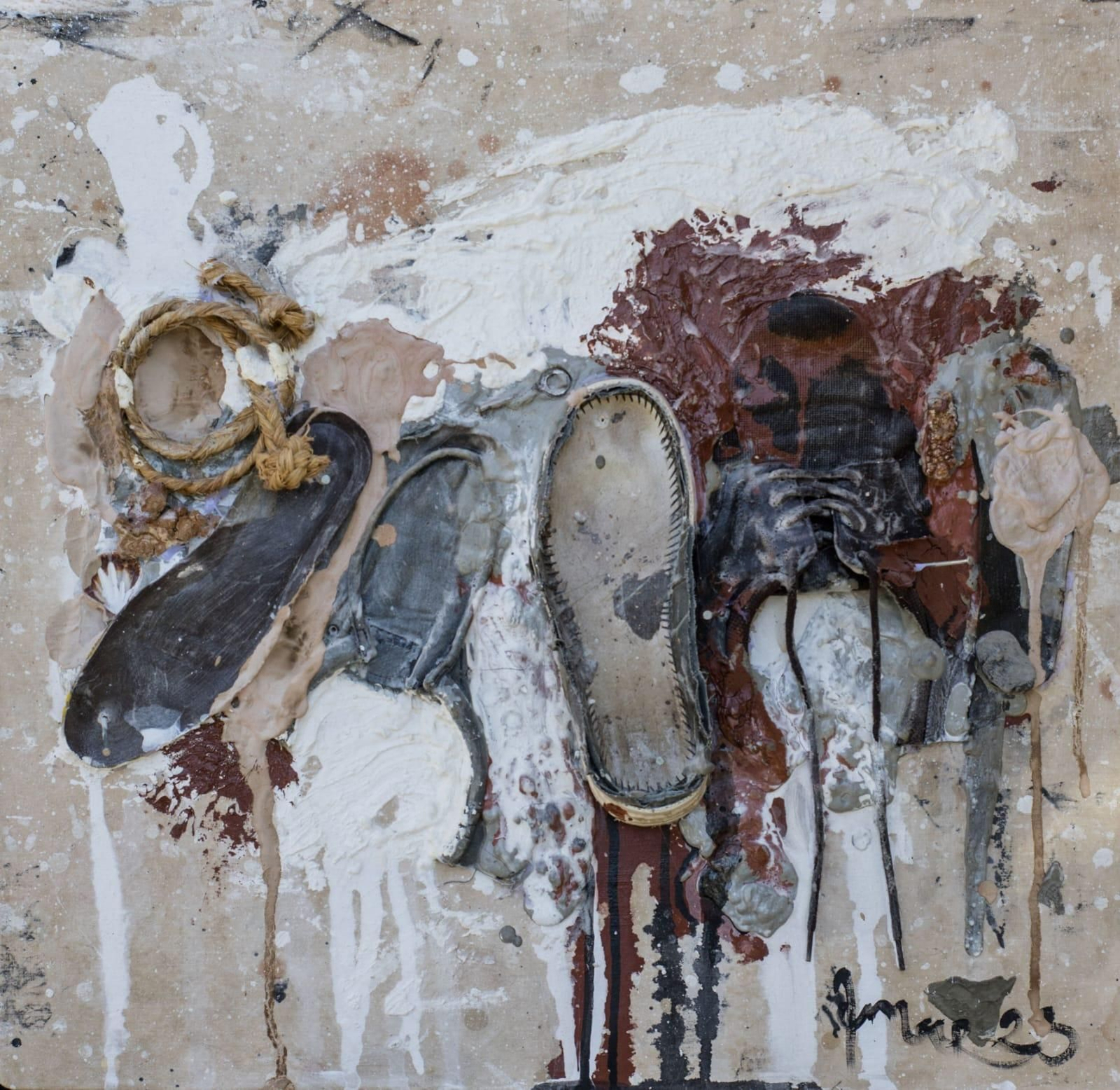 Una de las obras del artista