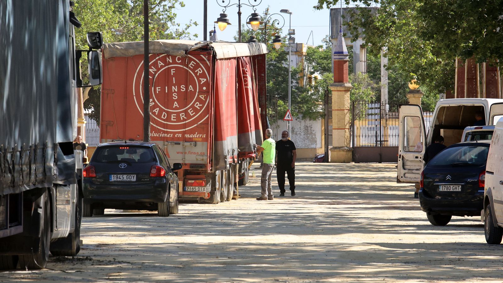 Así marcha el montaje de la Feria del Caballo 2023
